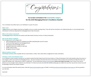2019 11 27 Main Roads Managing Directors Award Nomination Kojaneerup Project